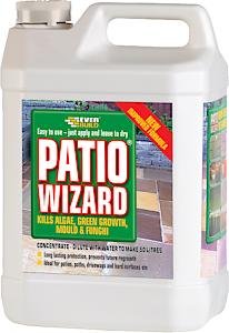 Everbuild Patio Wizard CONCENTRATE Protection Against Moss, Algae, Green Growth 5L