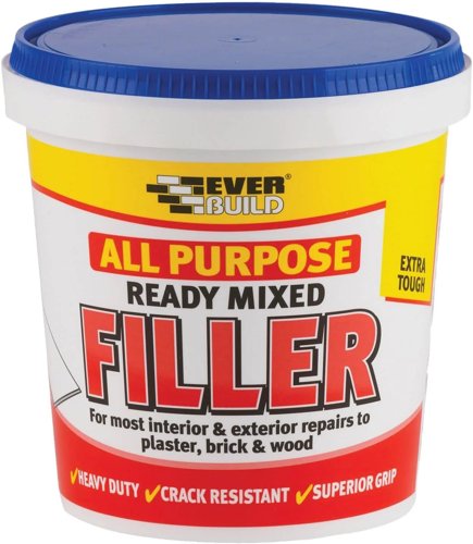 Everbuild All Purpose Ready Mixed Filler – Interior And Exterior Use – White – 600G