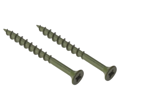 Forgefix Countersunk Decking Screws 4.5 X 50Mm Green Box 200