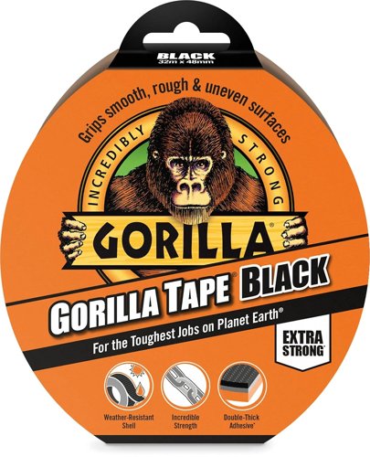 Gorilla Tape Black 32M