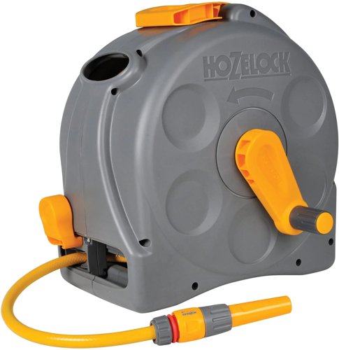 Hozelock - 2-In-1 Compact Hose Reel 25M 2415R0000