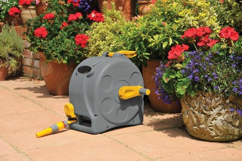 Hozelock - 2-In-1 Compact Hose Reel 25M 2415R0000
