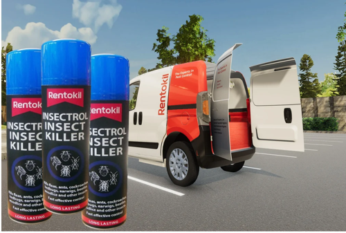 Rentokil All Purpose Professional Insectrol Insect Killer 250ml Fleas, Ants, Cockroaches, Bedbugs et