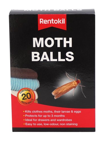 Rentokil Moth Balls Pack Of 20