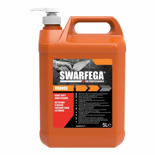 Swarfega Orange Hand Cleaner Solvent Free 4 Litre with Pump