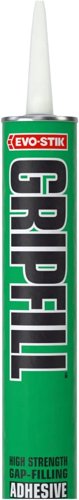 EVO-STIK GRIPFILL Gap Filling Adhesive Bonds almost any surface Buff 350ml
