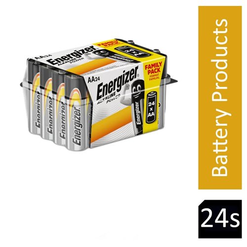 Energizer AA Alkaline Power Home Batteries Pack 24's