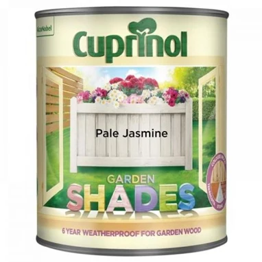 Cuprinol Garden Shades Exterior Woodcare, Pale Jasmine, 1 Litre (Pack Of 1)