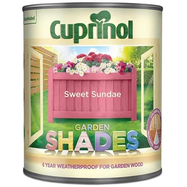 Cuprinol Gsss1L Garden Shades Sweet Sundae 1 Litre