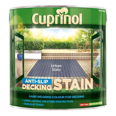 Cuprinol Anti Slip Decking Stain Urban Slate 2.5 Litre