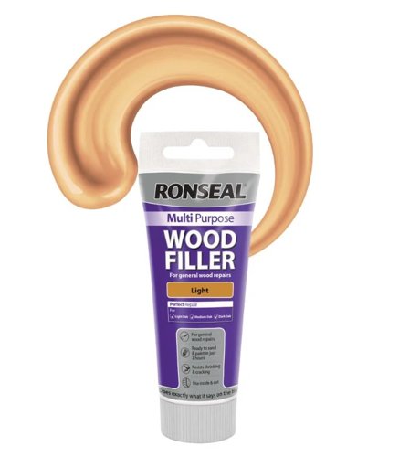 Ronseal Mpwfl325G 325G Multi-Purpose Wood Filler Tube - Light