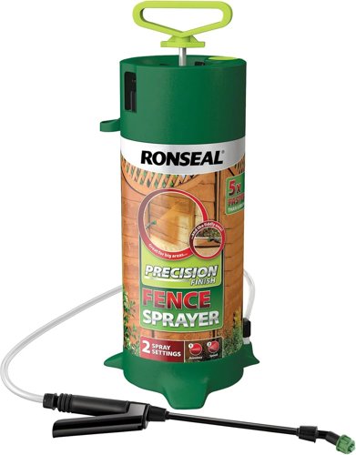Ronseal Precision Pump Fence Sprayer Fast, Even Coverage Adjustable Spray
