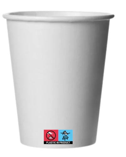 Belgravia 8oz White Paper Cups 50's