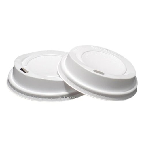 7oz Squat Sip Through White Lids 100