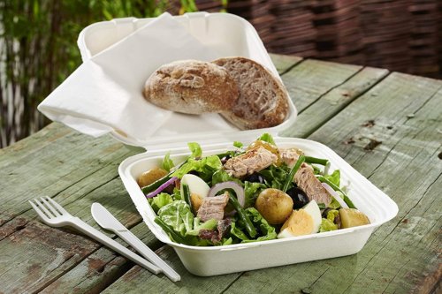 Belgravia Biodegradable Caterpack 8 x 8” Food Boxes Pack 50's
