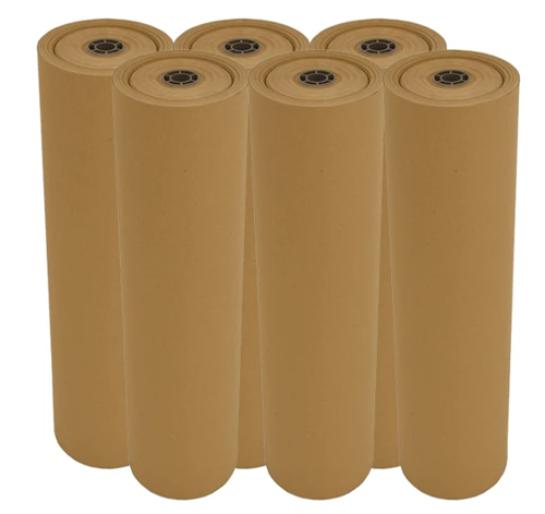 Belgravia Imitation Kraft Paper Rolls - 75gsm - 600mm x 200m