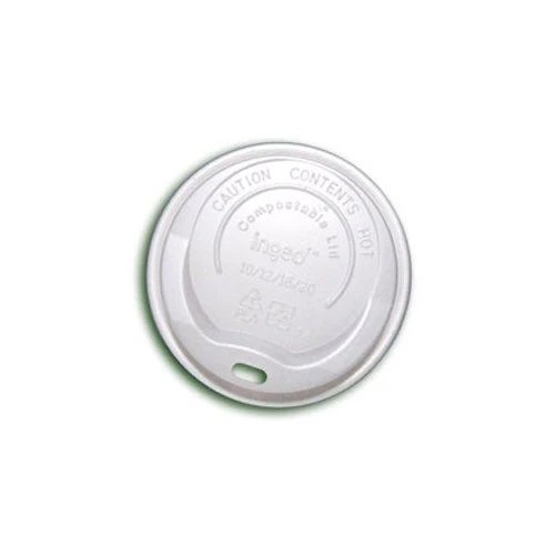 Belgravia Disposables 8oz Biodegradable Sip Through White Lids (50's)