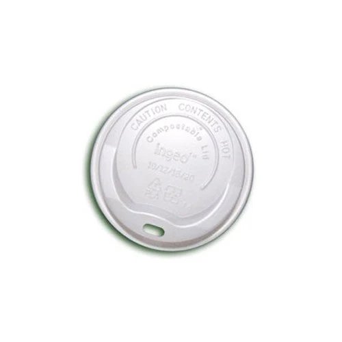Belgravia Disposables 8oz Biodegradable Sip Through White Lids (50's)