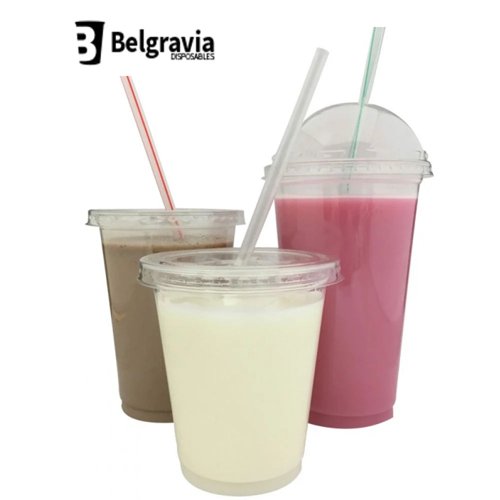 Belgravia Disposables 12oz Plastic Smoothie Cups 50's