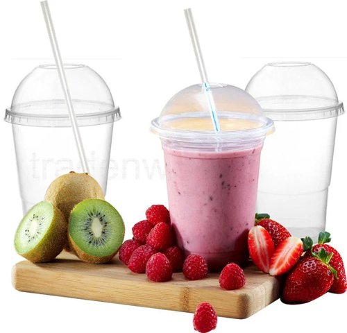 Belgravia Disposables 12oz Plastic Smoothie Cups 50's