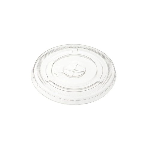 Belgravia Disposables 16oz - 20oz Flat Smoothie Cup Lids with Hole 100's