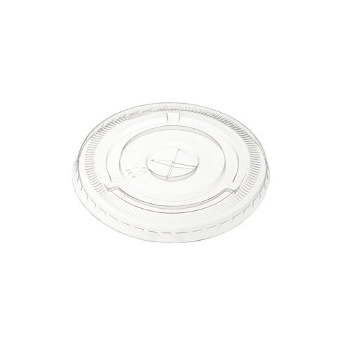 Belgravia Disposables 16oz - 20oz Flat Smoothie Cup Lids with Hole 100's