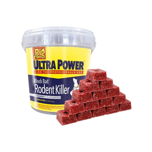 Big Cheese Ultra Power Block Bait Killer Station Refill 15x20g (STV568)