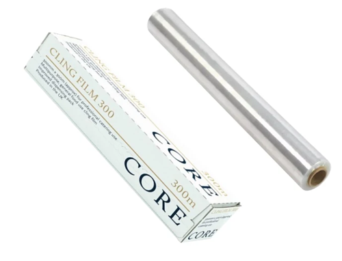 PVC Cling Film Cutter Box 45cm x 300m Clear Core Professional Range