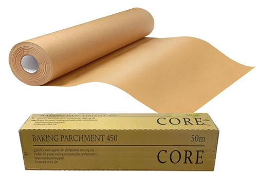 Baking Parchment Cutter Box 45cm x 50m Natural, Core Professional Range - PACK (6)