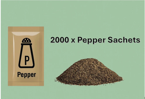Core Individual 1g Pepper Sachets 2000's