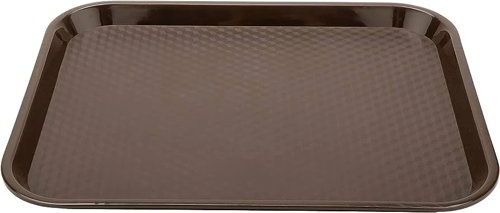 Fixtures Brown Plastic Fast Food Serving Tray {34cm x 26cm}