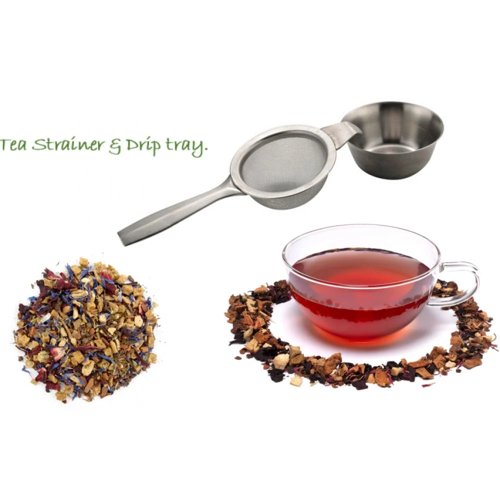 Sunnex Tea Strainer With Drip Bowl