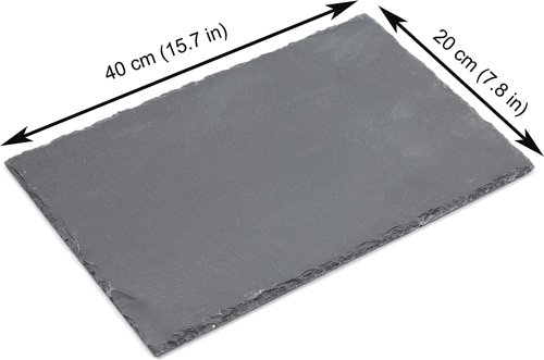 Fixtures Slate Platter/Plate 40 x 20cm