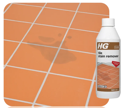 HG Tile Stain Remover Kitchen, Bathroom Tile and Grout Remover Product 21 500ml