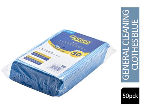 Janit-X/Optima Heavyweight All Purpose Non Woven Cloth 500x360mm Blue (Pack of 50) - PACK (20)