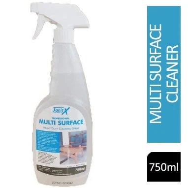 Janit-X Professional PH Neutral Multi Surface Cleaner 750ml Heavy Duty Cleansing Spray