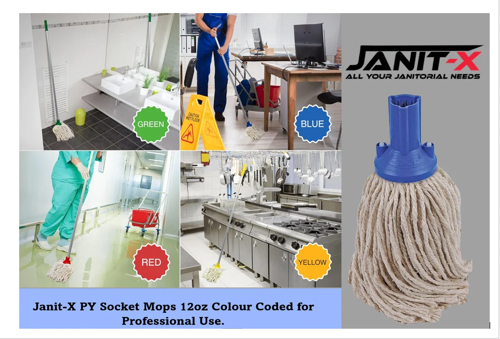 Janit-X PY 250g Socket Mop Head Blue