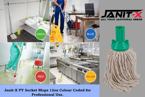 Janit-X PY 250g Socket Mop Head Green