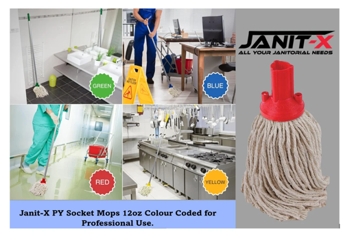 Janit-X PY 250g Socket Mop Head Red