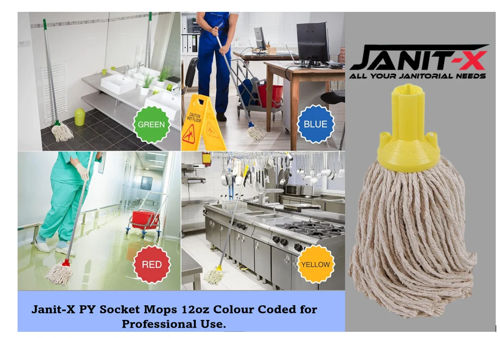 Janit-X PY 250g Socket Mop Head Yellow