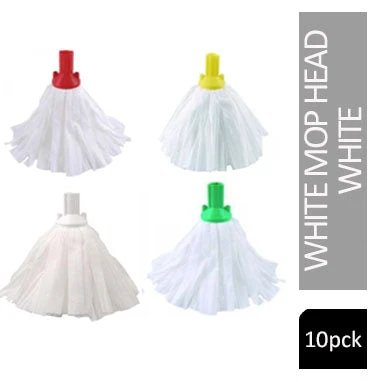 Janit-X Cloth Socket Mop Head White