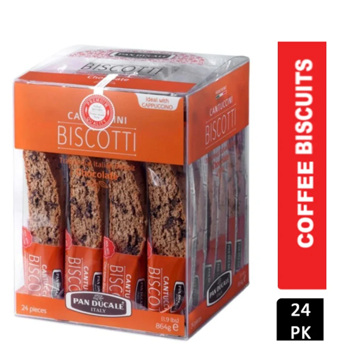 Pan Ducale Chocolate Chip Cantuccini Biscotti 24 x 36g
