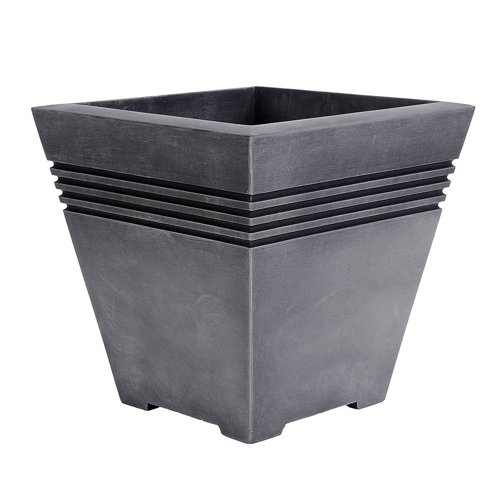 Milano Pewter 34cm Short Planter {GN705} (GN705)