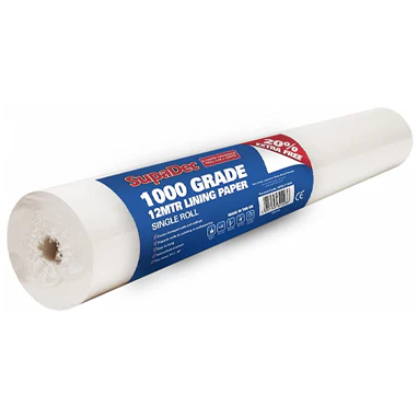 SupaDec Lining Paper 1000 Grade - 10m Plus 20% Free - PACK (20)