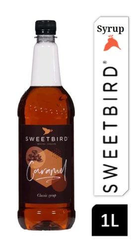 Sweetbird Caramel Coffee Syrup 1litre (Plastic)