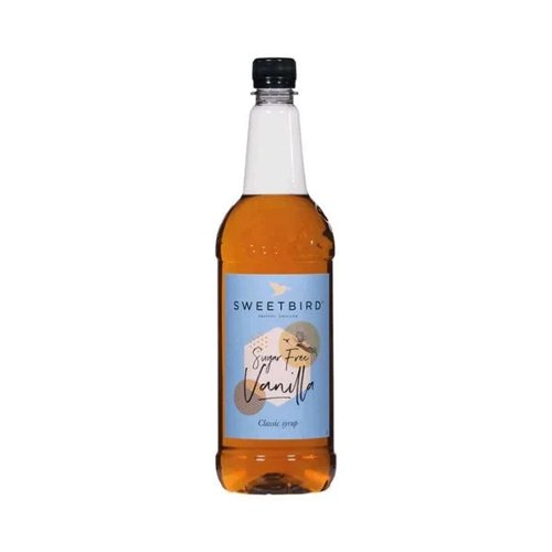 Sweetbird Sugar Free Vanilla Coffee Syrup 1litre (Plastic)