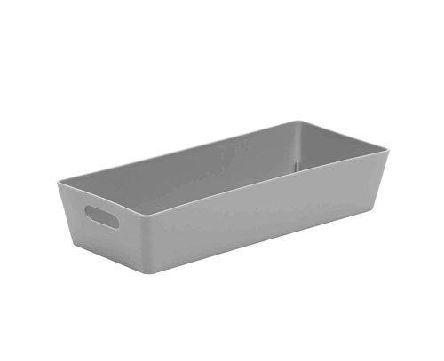 Wham Grey Rectangular Studio Basket 2.01 1 Litre