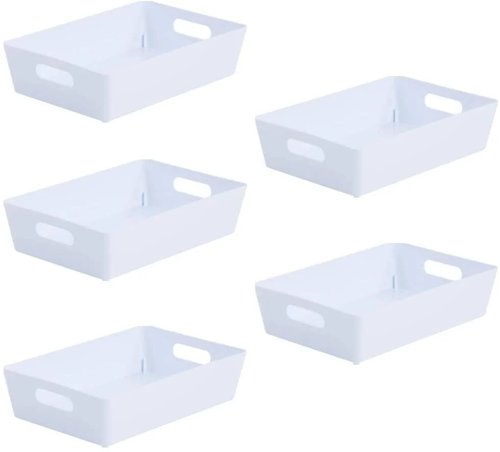 Wham White Rectangular Studio Basket 4.01 2 Litre