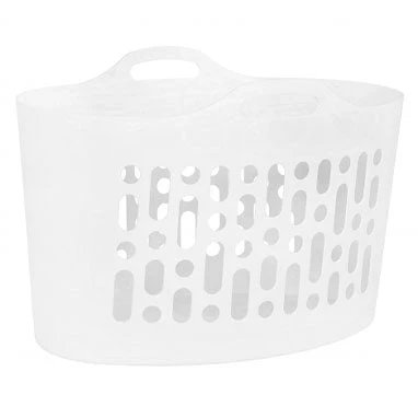 Wham White Flexi-Store Laundry Basket 50 Litre