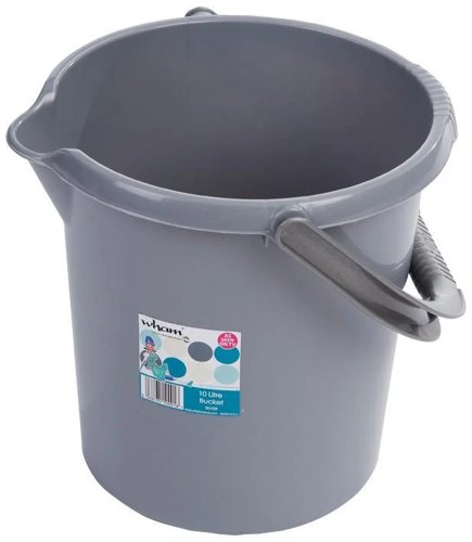 Wham Bam Grey Upcycled STRONG 10 Litre Bucket